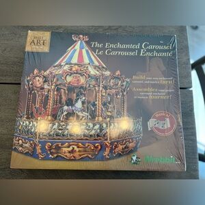 Wrebbit The Enchanted Carousel Build Art Collection 3D Musical Craft Kit Sealed